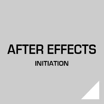 AFTER EFFECTS initiation